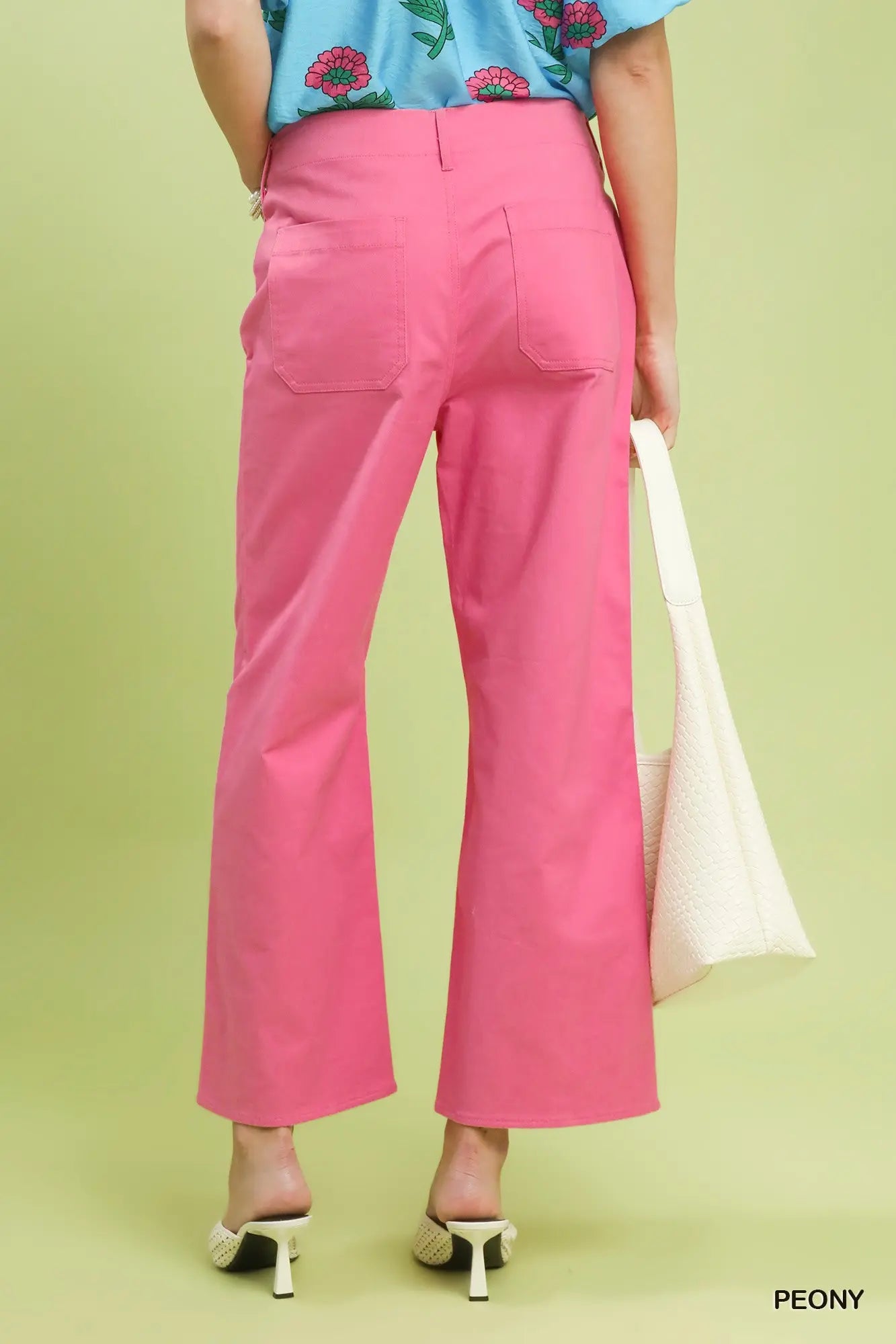 The Sandie Pant in Peony
