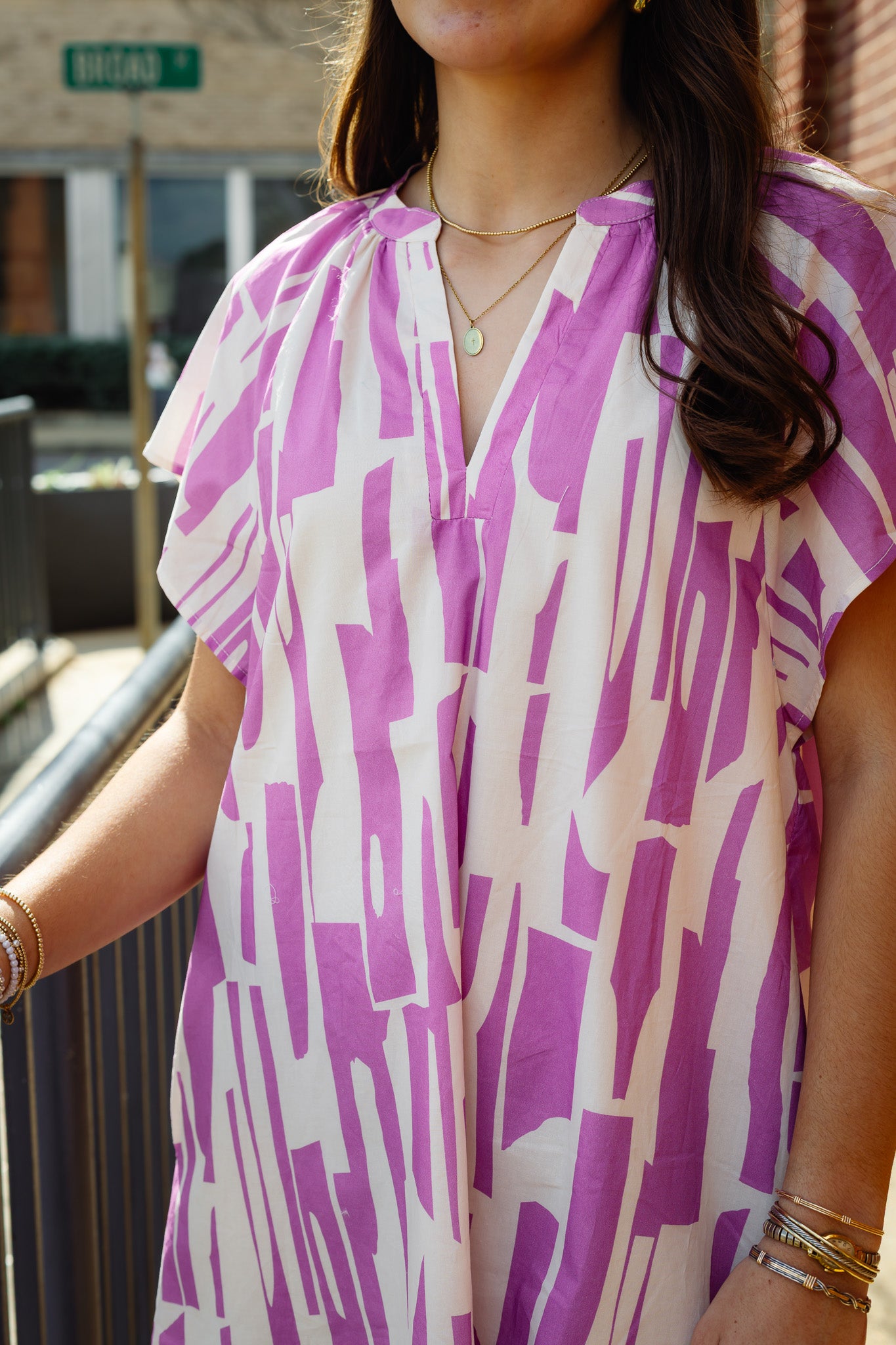 Stella Print Mini Tunic Dress