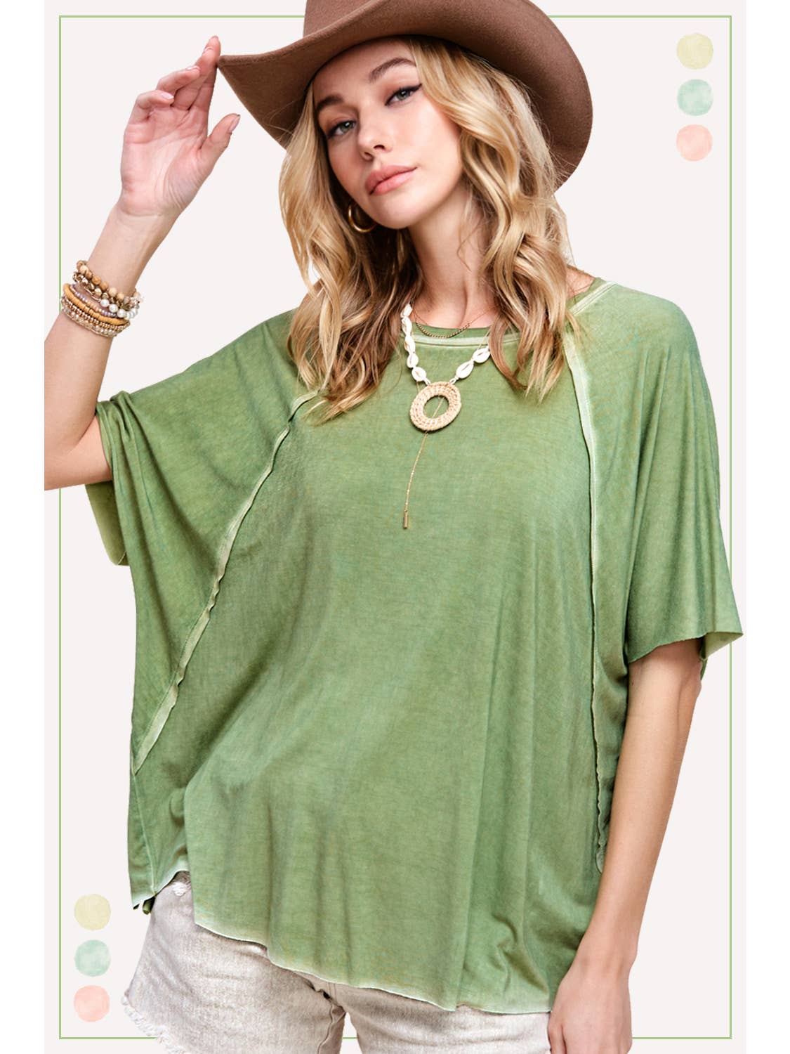 Sarah Top in Green