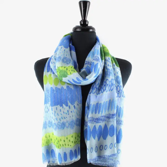 Amaya Lightweight Scarf W/Gold Metallic