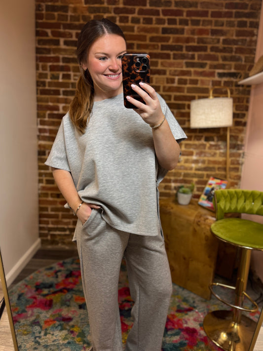 Blake Pants in Heather Grey