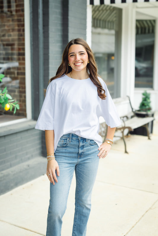 The Landry Top in White