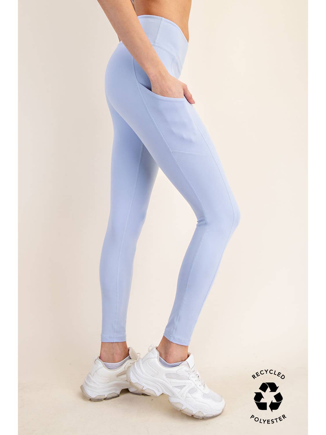 Butter Basic Leggings in Pastel Blue