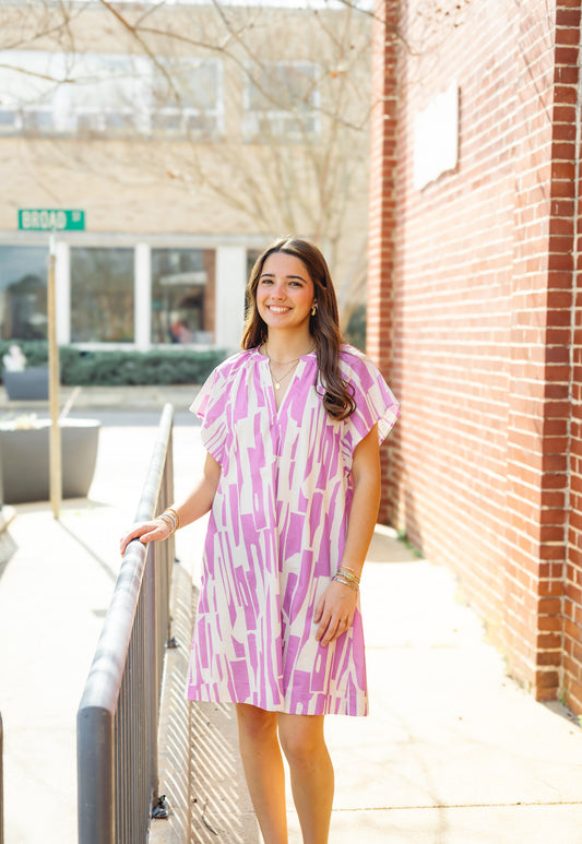 Stella Print Mini Tunic Dress