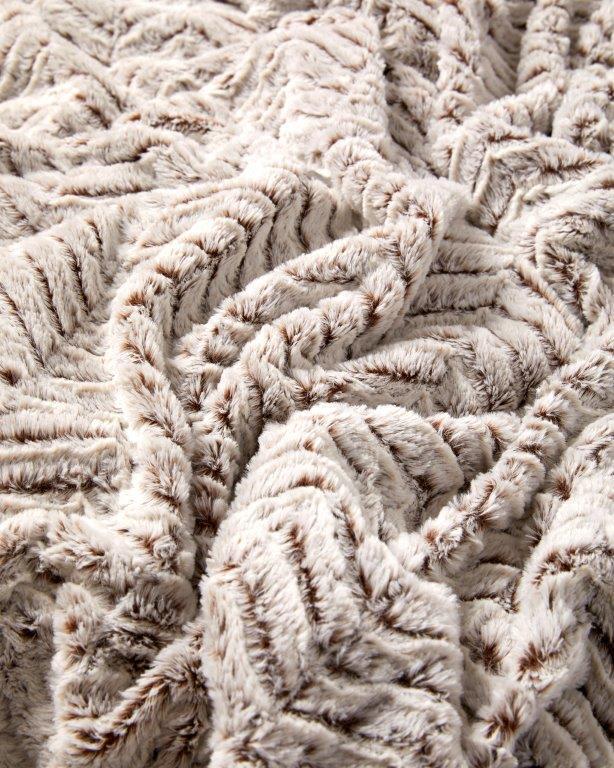 Duke Imports Chevron Cutwork Throw