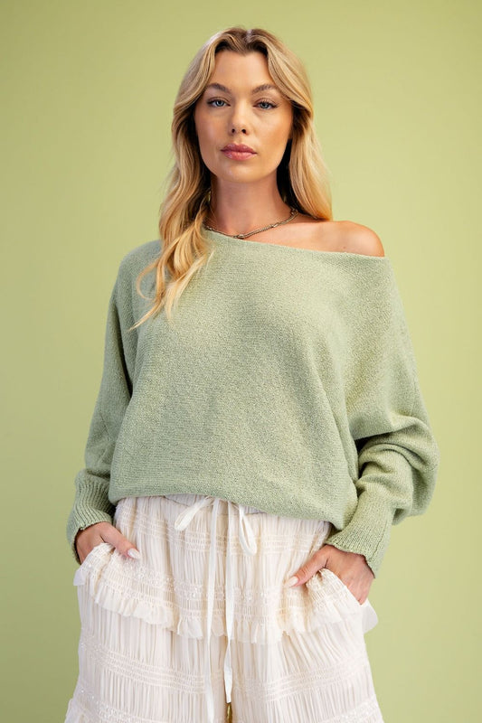 The Mayton Sweater in Pistachio