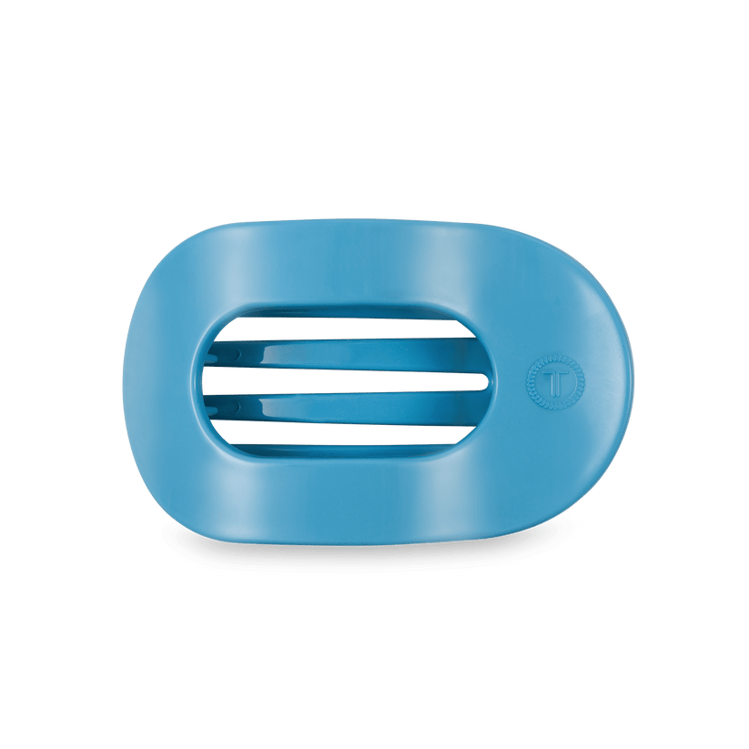 Teleties Flat Round Hair Clip in Summer Sky